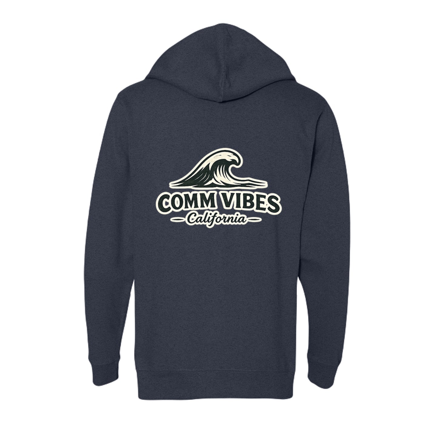 Classic Navy Heather - SS4500Z - BACK