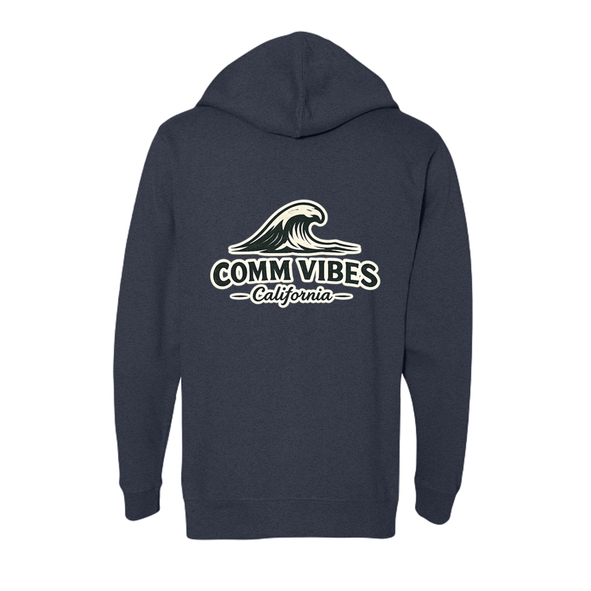 Classic Navy Heather - SS4500Z - BACK