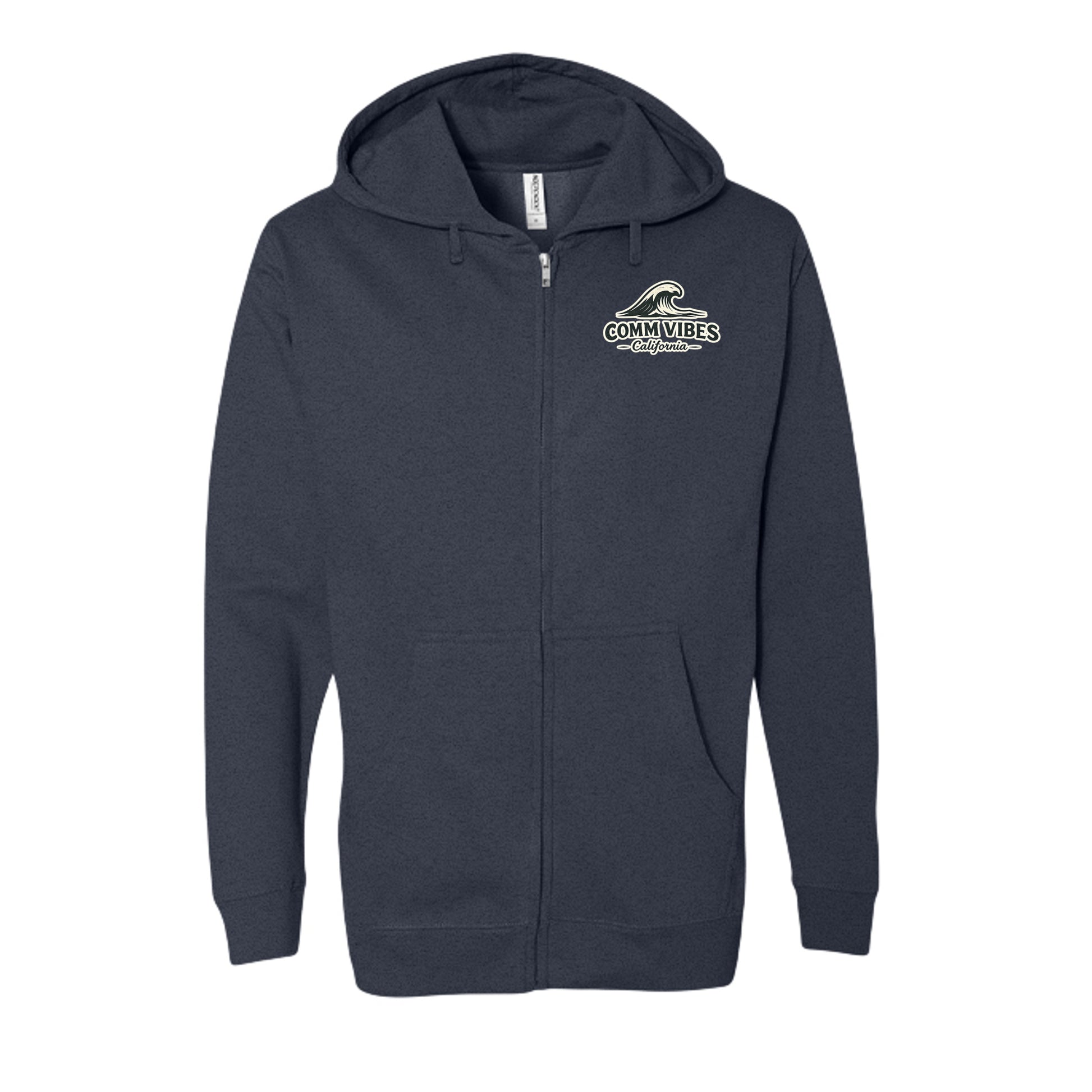 Classic Navy Heather - SS4500Z - FRONT