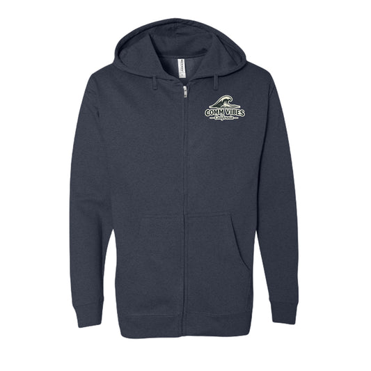 Classic Navy Heather - SS4500Z - FRONT